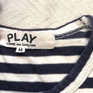 UNISEX striped Comme des Garçons Long sleeved top